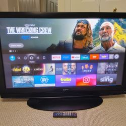 Sanyo 50" 1080p "Smart" Plasma HDTV W/ Remotes (MSRP: $309)
