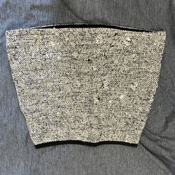Silver Sequin Skirt 