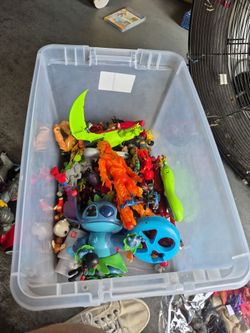 Action figured and other characters one dollar each