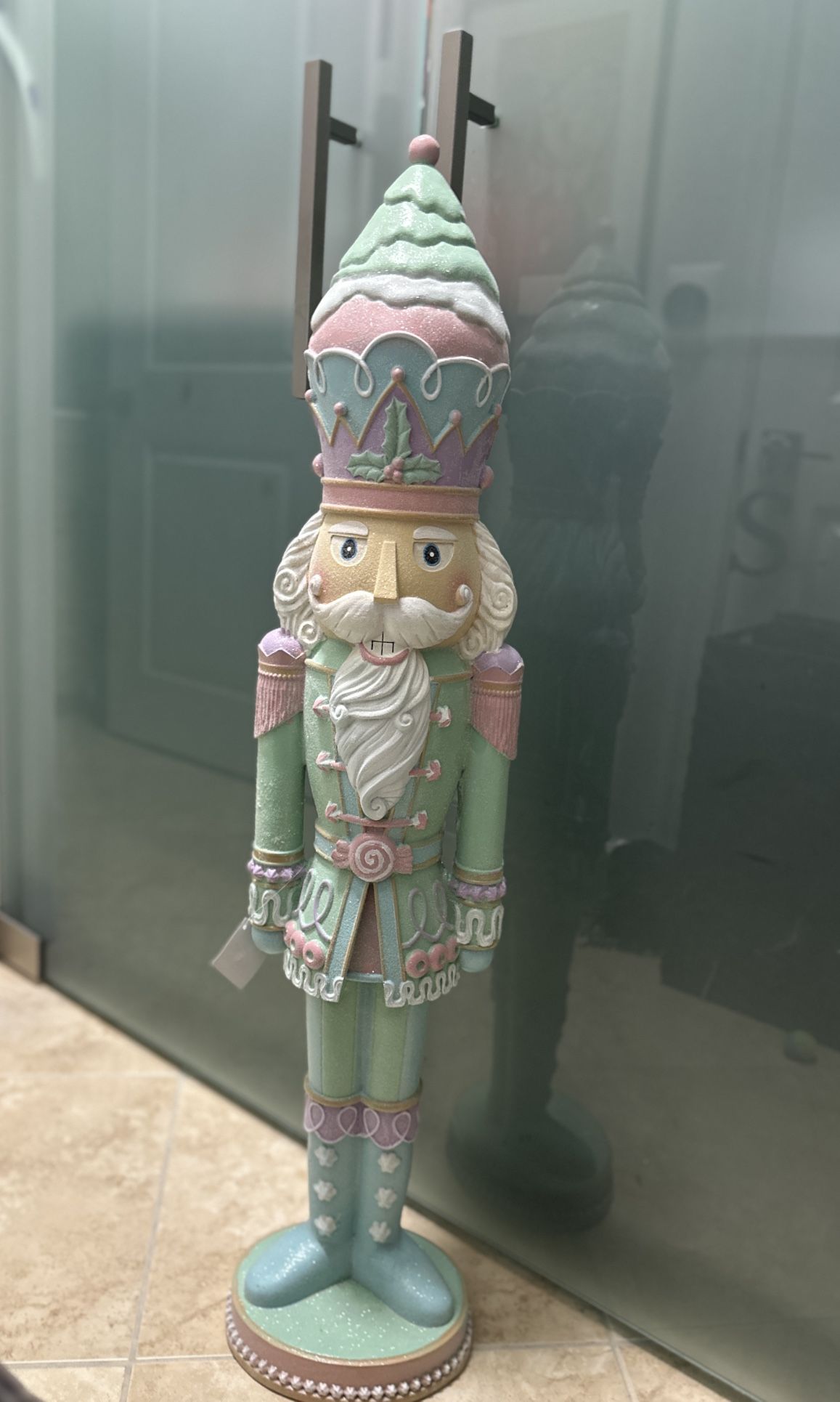 Brand new 43 inch Christmas Pastel Nutcracker