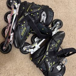 Men’s Skating shoes(Roces) & Skating Pads( Triple Eight)