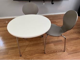 Small table and two chairs