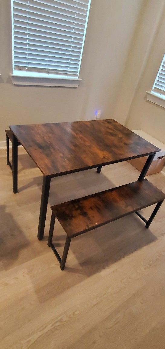 Bench Dinner Table