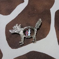 Brooch Pinks Vintage Metal Wolf Brooch For Women

