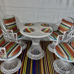 Russell Woodard  Spun Fiberglass Patio Set
