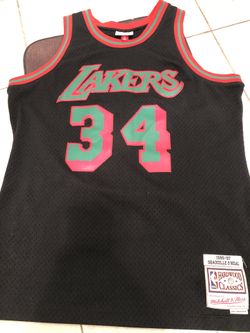 Mitchell & Ness Shaq O’Neal Lakers Christmas Edison Size Large