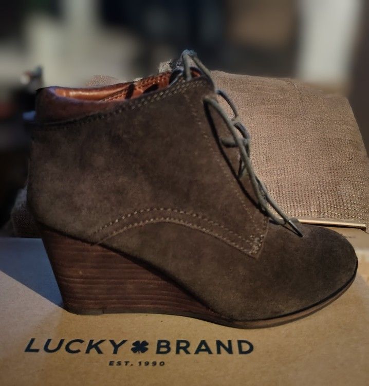 Lucky brand Wedge Bootie 