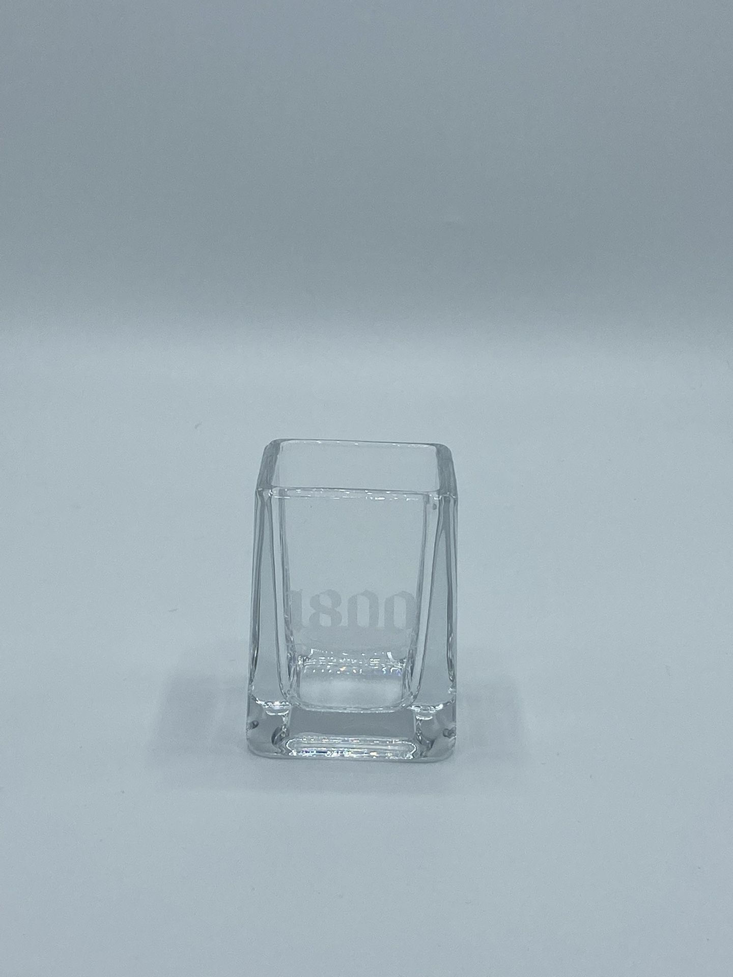 1800 Tequila Clear Square Shot Glass