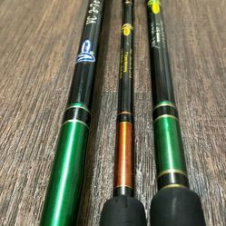 3 Varmac Fishing Rods 