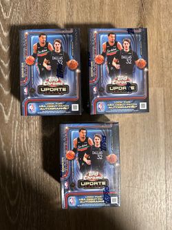 2025/26 NBA Topps Chrome Update Series NBA Blaster Box X3 Factory Sealed!