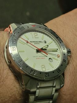 Raymond Weil 43mm Automatic Gmt Swiss Made Diver 
