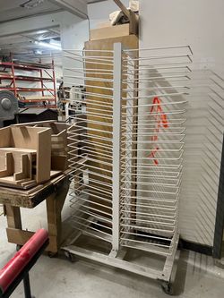 Paint rack-finish drying rack