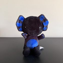 Fiesta Axie Axolotl Plush Black Blue 6 Inch
