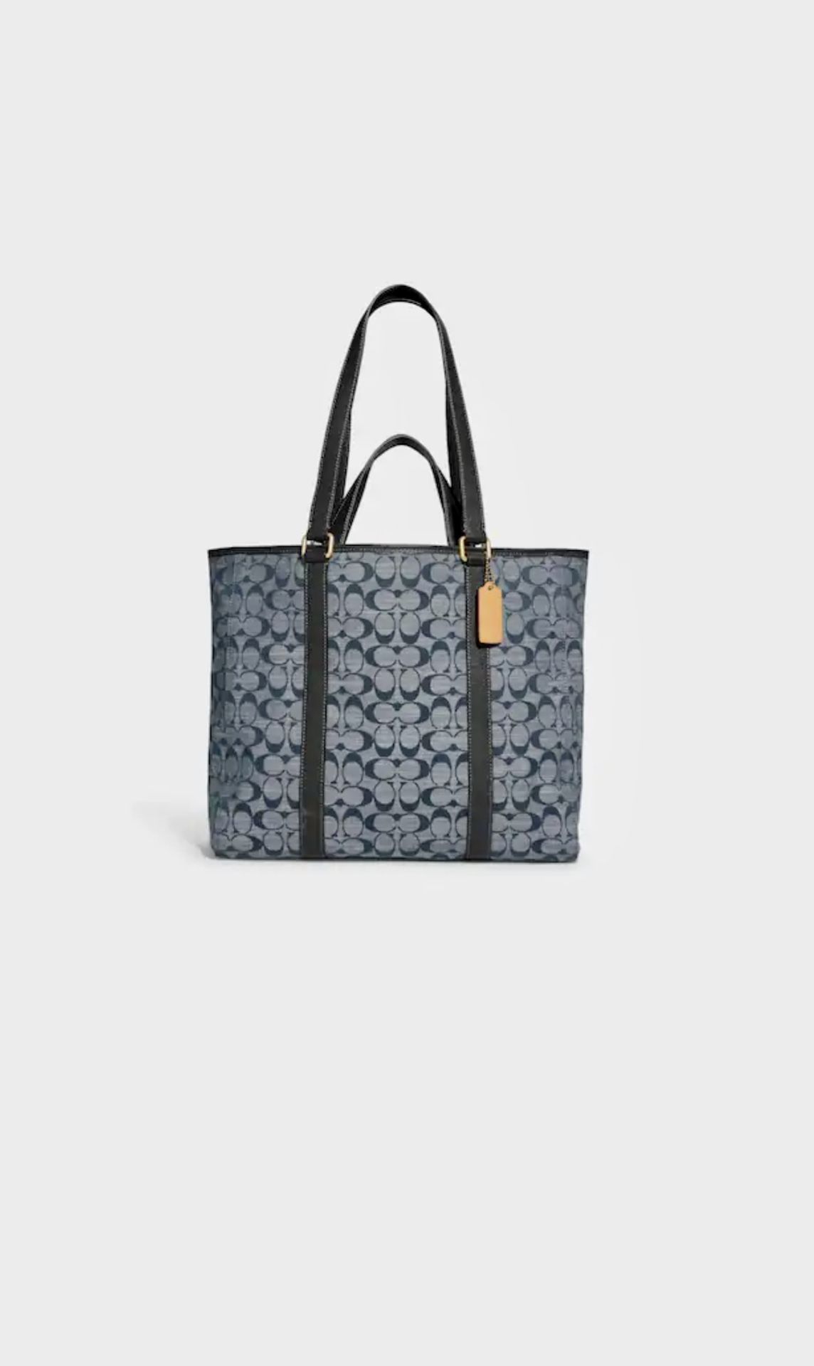 COACH Hudson Double Handle Tote In Signature Chambray