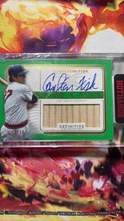 Carlton Fisk Definitive Collection Auto Relic Card 10/10