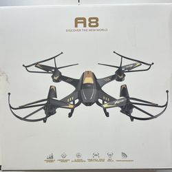 ATTOP A8 Drone - Larger 1080P FPV Drone with Camera One Key Start/Hover/Land Kids Drone Remote/APP/Voice/Gesture Control 24 Min Flight Low Batt. Warn