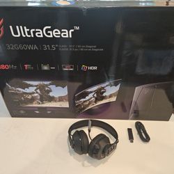 🎮 Ultimate Gaming Bundle – UltraGear Monitor + Wireless Headset