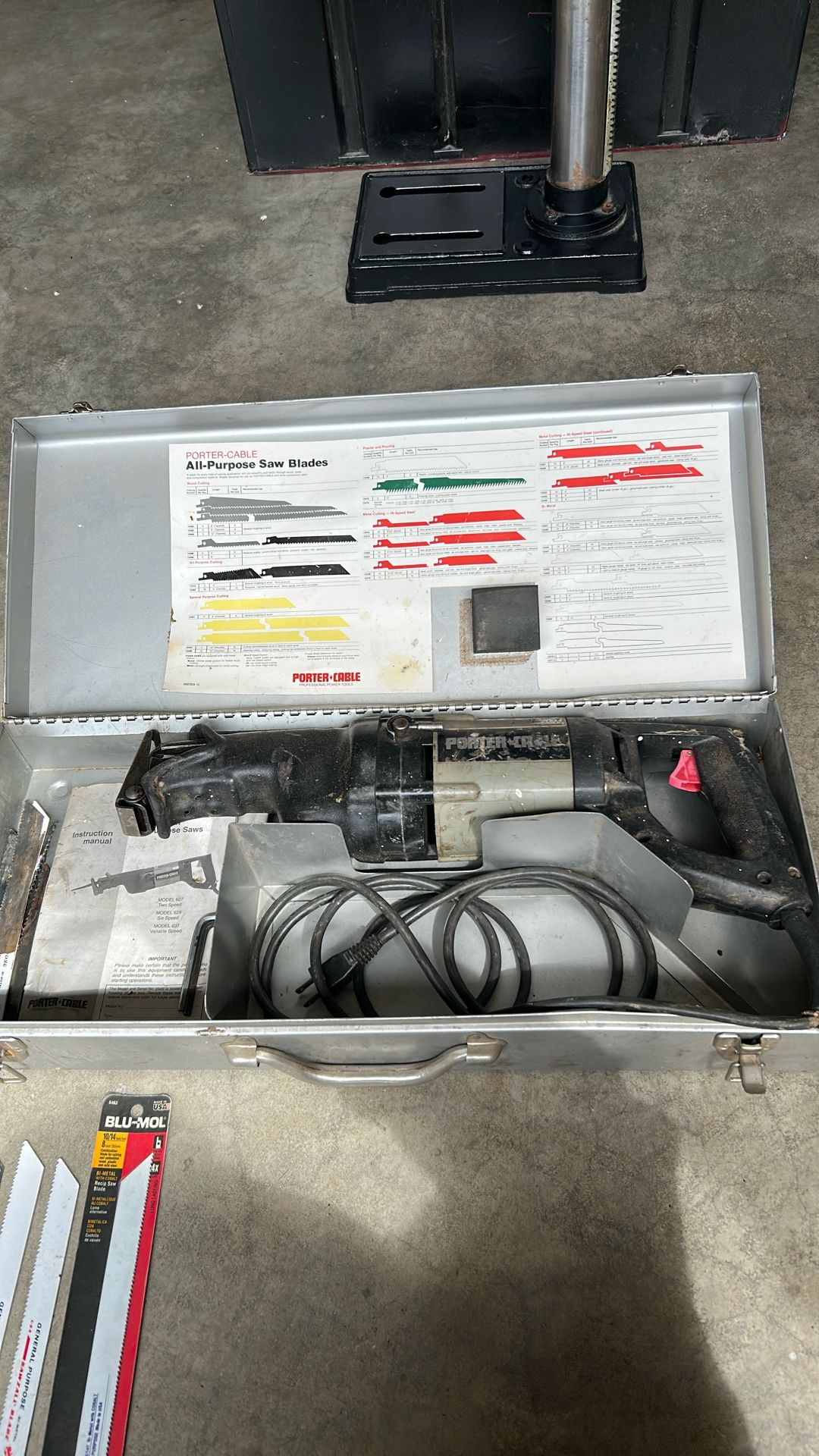 Porter Cable Saw Zaw Reciprocating Saw 120v 