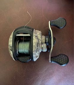 Bake caster without rod camo with braided line