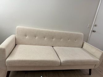 Beautiful 3-Piece Cream Sofa Set – Excellent Condition