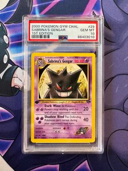 1st Edition PSA 10 Sabrina’s Gengar