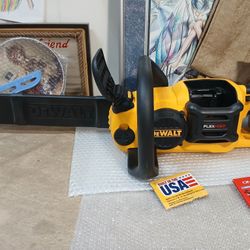 NEW DEWALT 60V BRUSHLESS CHAINSAW TOOL