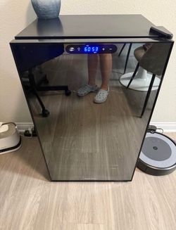 Dual zone wine fridge