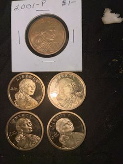 Coins Sacagawea 2007s2009 s2010proof  mint state