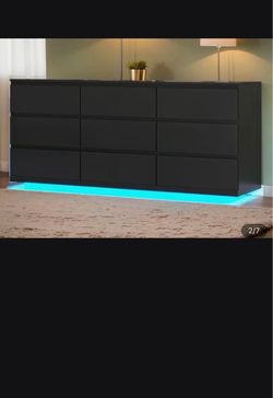 Black dresser