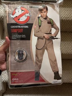Kids Ghostbusters Boys One Piece Costume with Proton Pack