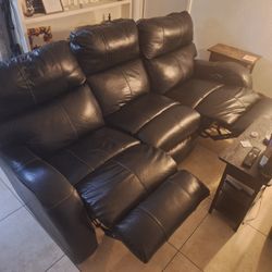Leather Reclining Couch