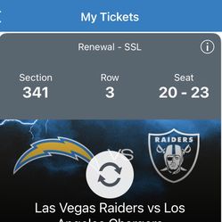 Chargers VS Raiders