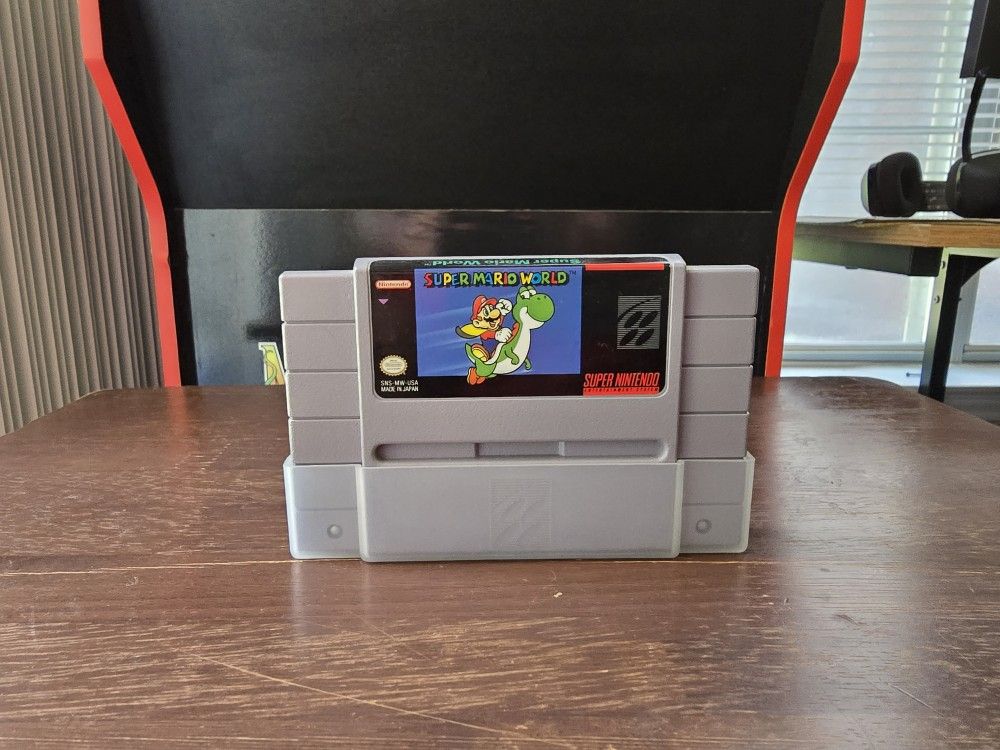 Super Nintendo Super Mario World Game Cartridge