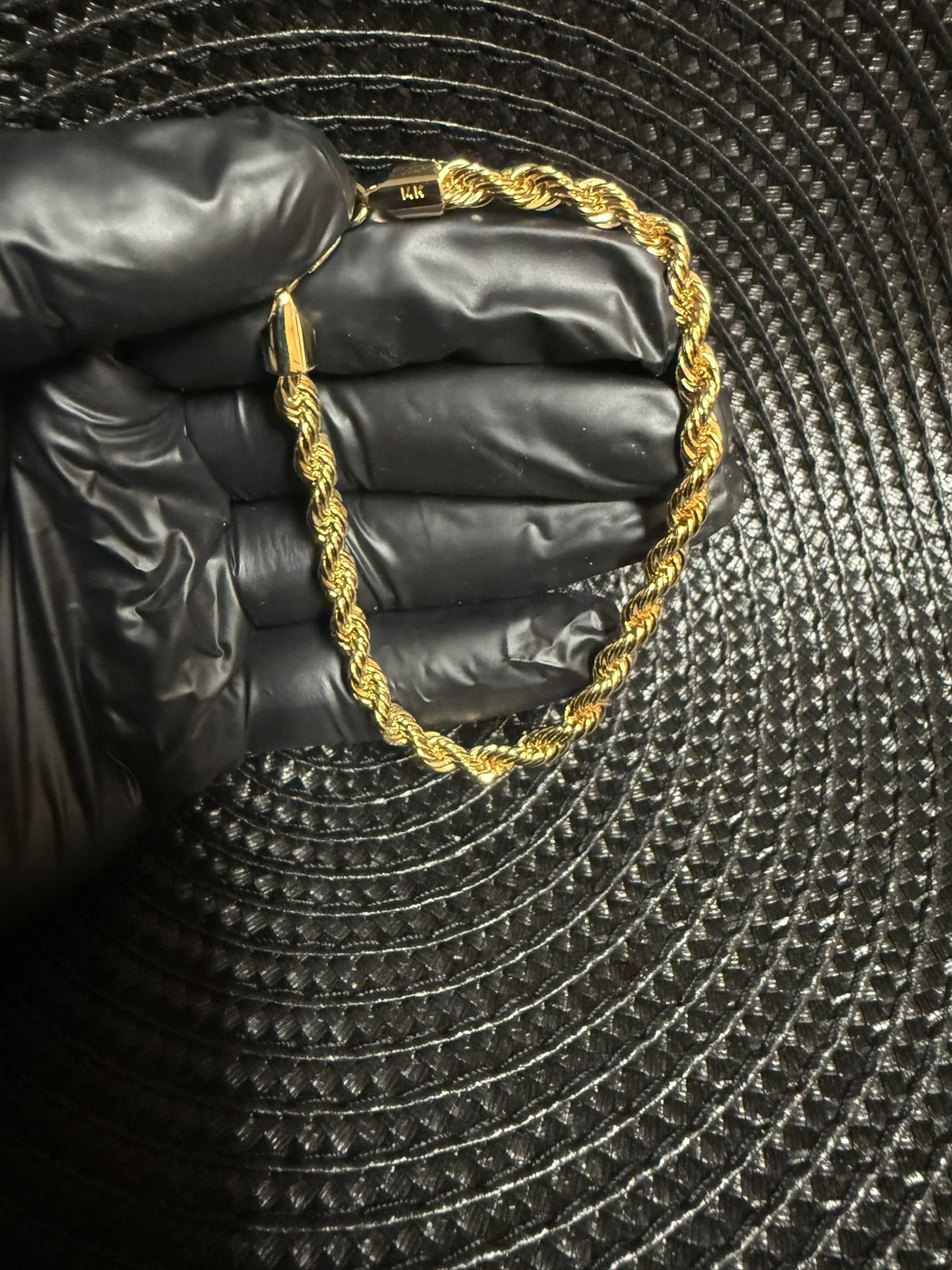 14k Rope bracelet 
