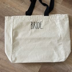 Large Bridal Tote Bag
