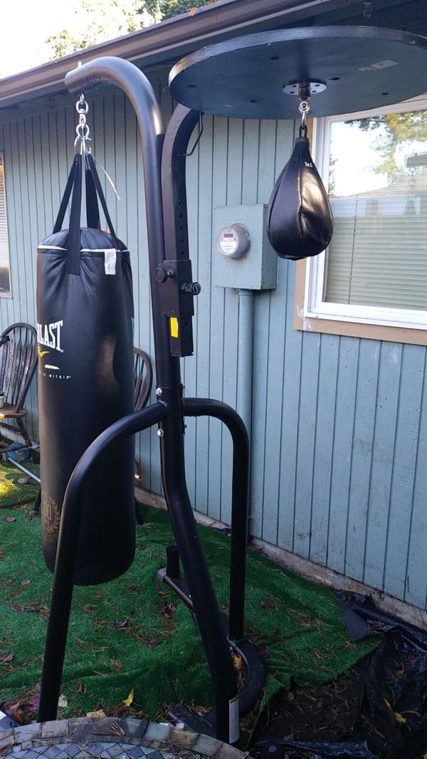 This is agreat setup. Everlast speed bag / punching bag for Sale in Portland, OR - OfferUp