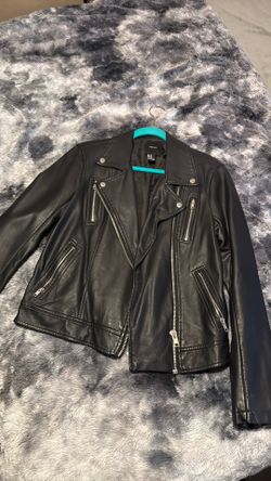 Forever 21 FAUX LEATHER VINTAGE JACKET
