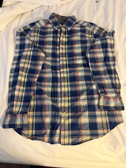 Nautica Plaid Button Up Shirt