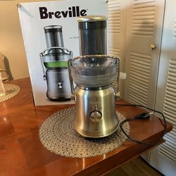 Breville Juice Fountain Cold Plus Brushed Stainless Steel BJE530BSS: 1000W Electric Juicer, 2 Speeds,
