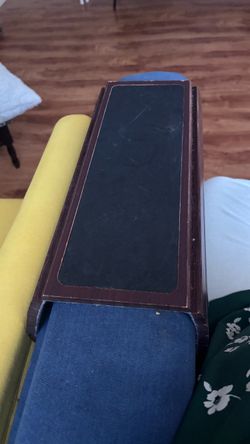 Wooden cup holder for sofa
