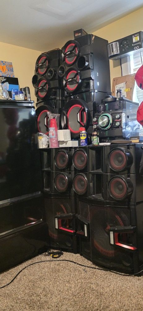 2 Lg Sistem Audio Estereo 1800 Y 1500 RMS
