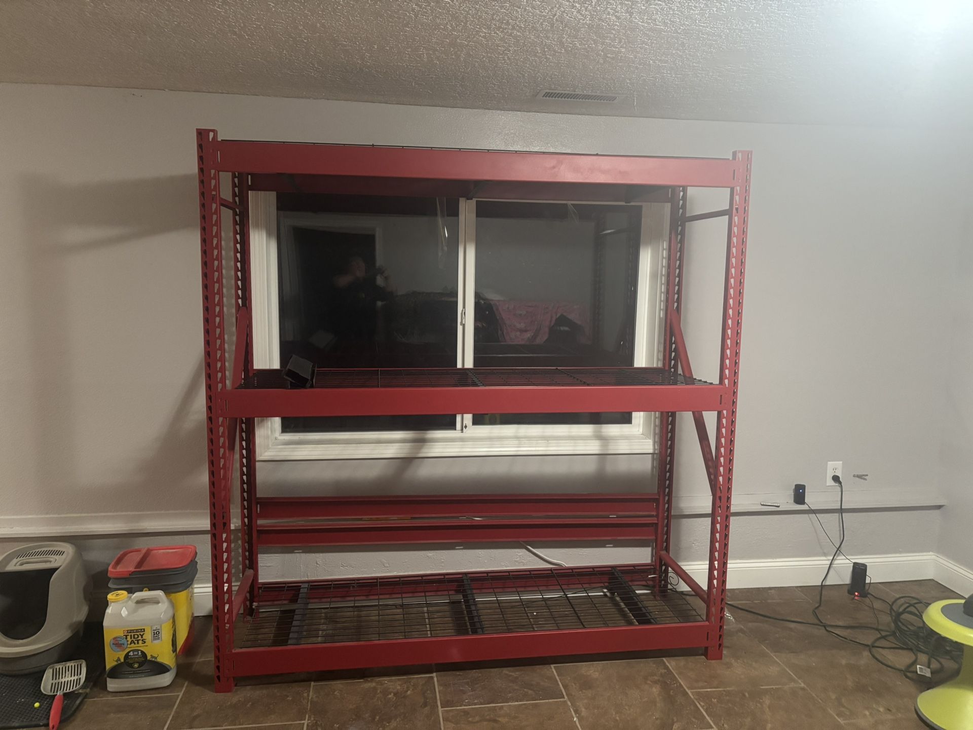 4 Shelf  Metal Shelves Industrial Garage Storage