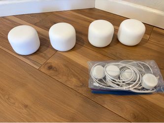 4x Google Nest Wifi - AC2200 (2nd Generation) Routers Wi-Fi- Mesh