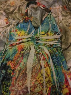 Halter summer dress by Christina Love, LG