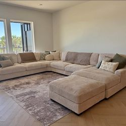 BRAND NEW BEIGE SECTIONAL LARGE SAME DAY DELIVERY