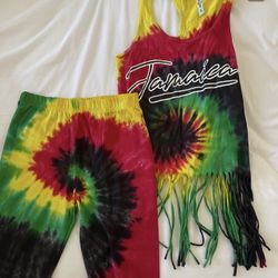 Tie Dye Jamaica Set