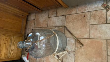 Vintage glass sparletts water holder
