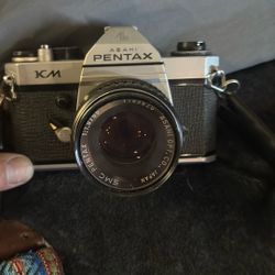Asahi Pentax KM Vintage Camera With Many Extras Mint Condition