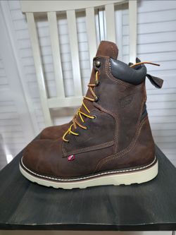 Red Wing DynaForce 8-inch Waterproof Safety Toe Work Boots Men's Size 10.5 D READ DESCRIPTION