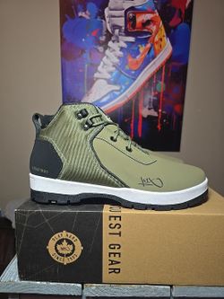 klx shoes Olive/BLK/WHITE  SIZE 11.5